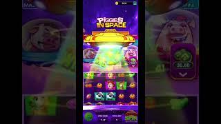 Piggies in space free spin gameplay yono spin gold gameplay #slots  #yonoslot #spingold