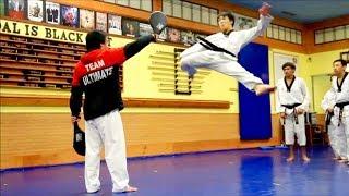 Taekwondo 360, 540, 600, 720, Demonstration & back flips