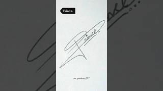 PRINCE  comment your name ️ name signature style ️‍yash art 