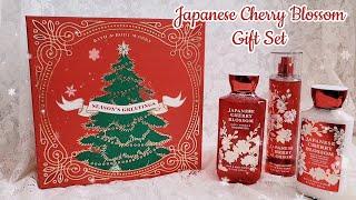 Japanese Cherry Blossom Holiday Gift Set | Bath & Body Works Unboxing