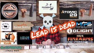 Lead is dead//Australia to ban lead core projectiles for hunting!!! Expansion test of copper bullets