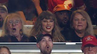 Taylor Swift Cheers on Chiefs Alongside Mom Andrea and Donna Kelce