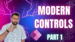 Power Apps Modern Controls - EP 01 - Button, Lable, Dropdown, Combobox, DatePicker and Link