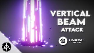 Unreal Engine 5 - Vertical Beam VFX - Niagara Tutorial