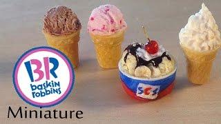 Baskin Robbins Inspired Polymer Clay Ice Cream Tutorial