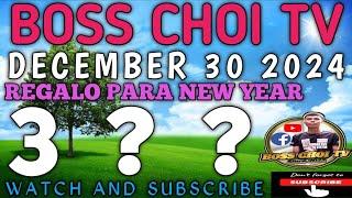 SWERTRES HEARING TODAY||DECEMBER 30||REGALO PARA NEW YEAR REG. VLOG BOSSCHOITV