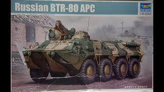 БТР-80 от фирмы Trumpeter в масштабе 1:35 / BTR-80 from Trumpeter in 1:35 scale