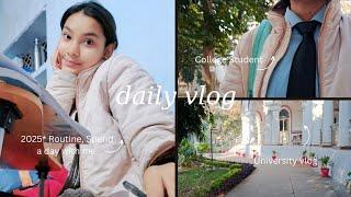 Spend a Day with Me  | College Student Daily Vlog  | 2025 University Life  | Winters vlog ️