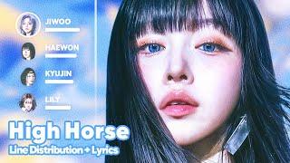 NMIXX - High Horse (Line Distribution + Lyrics Karaoke) PATREON REQUESTED