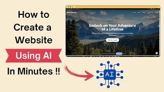 How to Create a Website Using AI in MINUTES 2024 (No-Code)