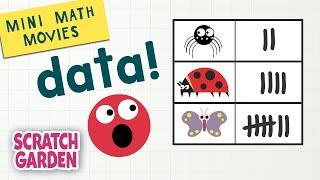 Data! | Mini Math Movies | Scratch Garden