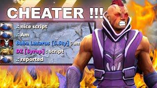 Dota 2 Cheater Busted - Anti-Mage with FULL PACK OF SCRIPTS !!!