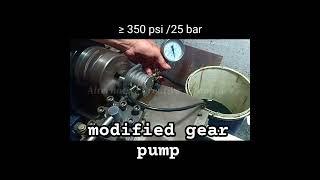 Modified diesel engine oil pump.
