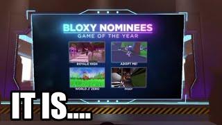 BLOXYS 2021 GAME OF THE YEAR! (Roblox)