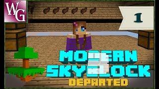 Modern skyblock 3 departed - начинаем путь! №1