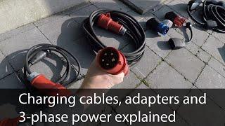 Driving a Tesla 101: Charging cables and single phase vs 3 phase current