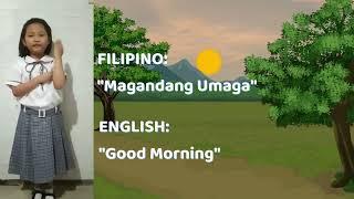 basic filipino/english sign language