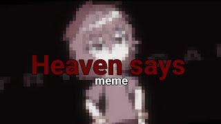 Heaven says//Dunkel!Земля Королей (AU)|meme