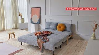 Диван-кровать Innovation Living Cubed 140 с деревянными ножками