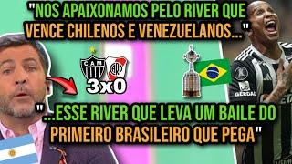 IMPRENSA ARGENTINA ARRASADA COM GOLEADA DO ATLÉTICO-MG NO RIVER PLATE - EDIÇÃO DE COLECIONADOR 