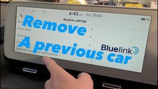 How to remove a previous car from your Hyundai BlueLink App #hyundaibluelink #howto