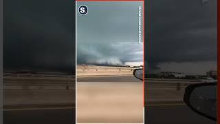Wall Cloud Rolls Through Central Texas Amid Severe Storms