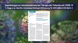 Empfehlungen zur intensivmedizinischen Therapie von Patienten mit COVID 19