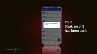 How to send a Shukran gift with Vodafone Prepaid