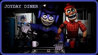 Joyday Diner (FNAF Fan-Game) Full Walkthrough Night 1-5 + Extras