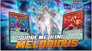 +6 Disrupts! Supreme King Melodious Post Geas of Light | Deck List & Combos | Yu-Gi-Oh! Master Duel