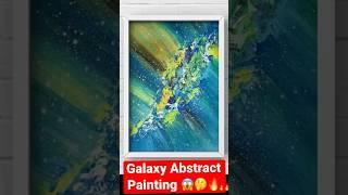 Galaxy abstract painting on canvas Roll#shorts #abstract #art