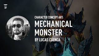 Character design: Mechanical Monster by Lucas Cuenca