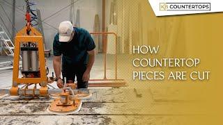 How Countertop Pieces Are Cut | KB Countertops