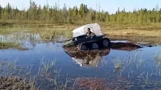 Торфяное болото -  вездеход БОРУС.