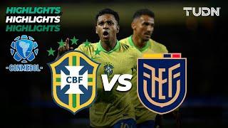 HIGHLIGHTS | Brasil vs Ecuador | CONMEBOL Eliminatoria 2026 |TUDN