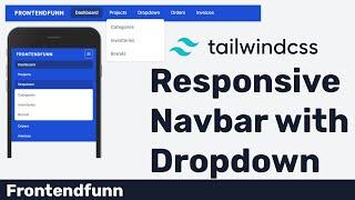 Tailwind css navbar dropdown