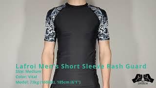 Lafroi BJJ Rash Guard Sizing Examples