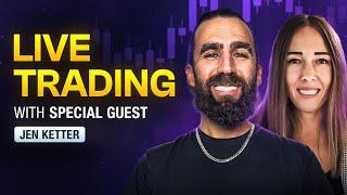  Live Day Trading ES - Special Guest Jen Ketter - Top One Futures - 6/4/25 