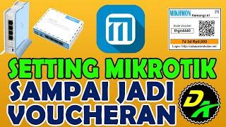 SETTING MIKROTIK DASAR LENGKAP SAMPAI JADI VOUCHER