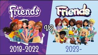 Lego Friends : Then vs Now! (2018 vs 2024) - Comparison [Roar With Me]