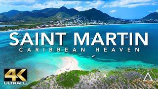 SAINT MARTIN - SINT MAARTEN IN 4K DRONE FOOTAGE (ULTRA HD) - Beautiful Island Landscapes Footage UHD