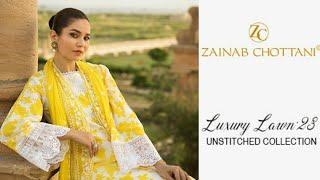 Zainab Chottani Luxury Lawn Collection 23' |  Available in 18 Colours | Prices Mentioned in details