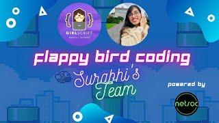 GirlScript Gaming Booster Flappy Bird Coding Session with Surabhi