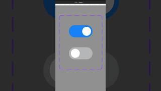 How to create a Toggle/switch button in Figma. #ui #figma