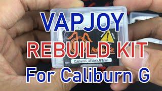 How to Rebuild Caliburn G and Koko Prime Coil Head with VAPJOY Rebuild Kit | Tutorial