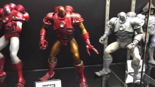 Iron Man and Doctor Doom At The 3A Booth At Toy Fair 2014