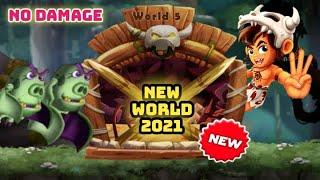 Jungle Adventures 3 NEW WORLD / WORLD 5 | UPDATE 2021 | Playtrough no Damage