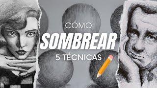 5 Técnicas de SOMBREADO ️ | Aprende a sombrear