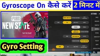 How to enable gyroscope in pubg new state | pubg new state me gyroscope on kaise karen