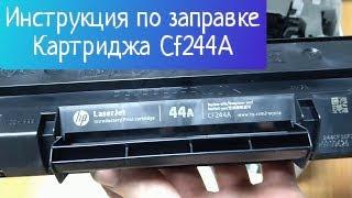 Инструкция по заправке картриджа CF244A